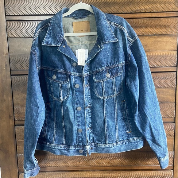 American Eagle Outfitters Jackets & Blazers - NWT American Eagle Oversized Jean Jacket